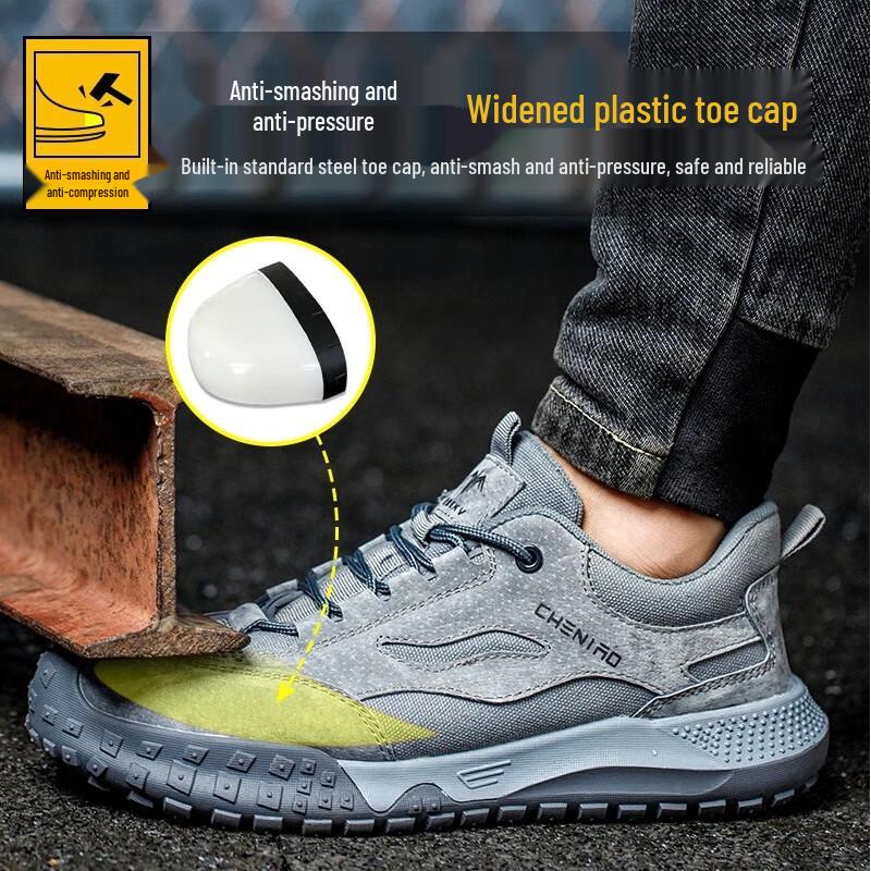 Gangwu Protective Steel Toe Safety Work Shoes