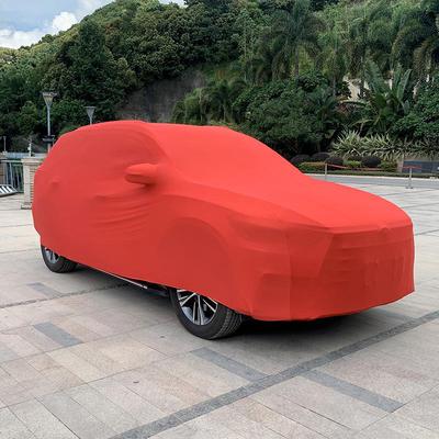 Elastická plachta na auto pro vystavení v kosmetickém salonu - Vhodná pro sedany a SUV, Ideální pro autosalony a ochranu proti prachu