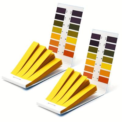 80pcs PH Test Strips for Aquariums Soil Acidity Meter Strips 1-14 Range, Easy-to-Read Colorful Paper Test for Fish Tank Water Monitoring