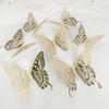 12Pcs 3D Hollow Colorful Butterfly Wall Stickers For Wedding Decoration Bedroom Children's Room Wall Art Kids Room Living Room