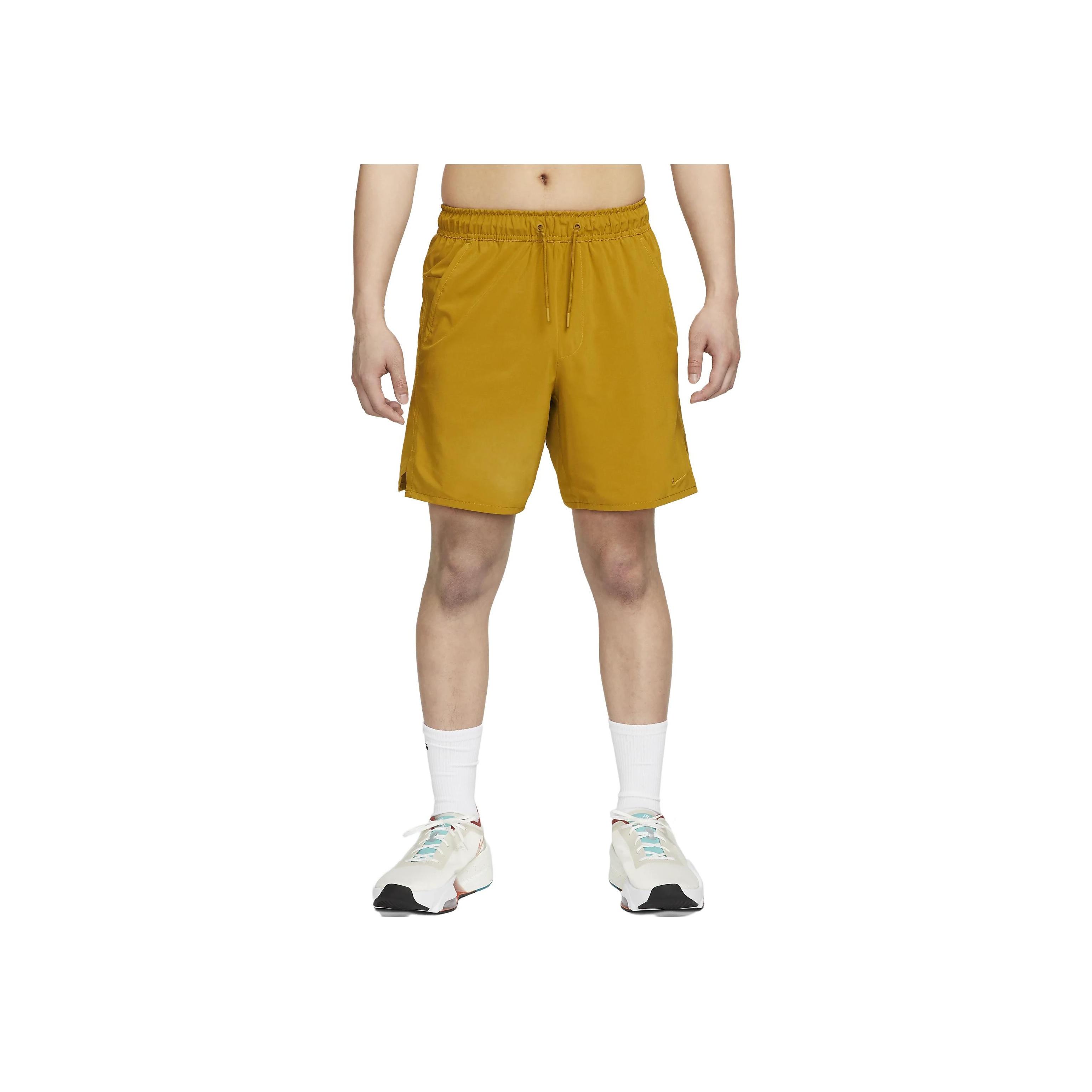 

New Nike Dri FIT Unlimited Casual Shorts Men s Yellow DV9341-716 S