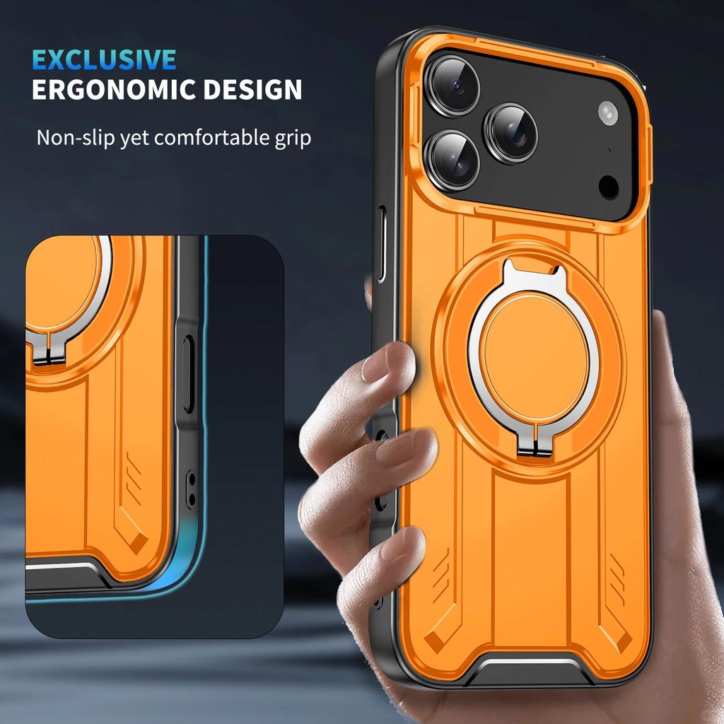 Magnetic Stand Case for Iphone 17 Pro Max Air 16 15 Plus 13 12 Pro Iphone17 Iphone16 Iphone15 Hard Phone Accessories