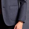 Men's Luxury Silk Cashmere Blend Business Suit Jacket