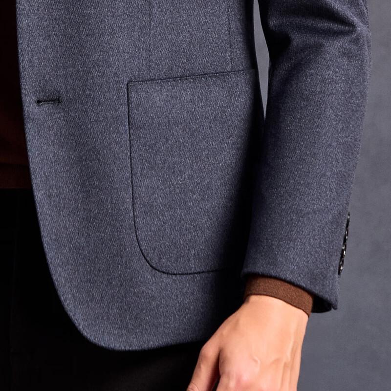 Men's Luxury Silk Cashmere Blend Business Suit Jacket