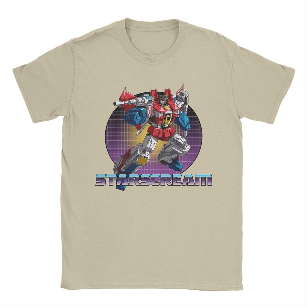 Mens Womens Starscream Decepticon Transformersed Shirt Cotton Printed T-Shirt  Top Clothing