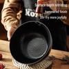 BOSITE 0-Coating Titanium Alloy Non-stick Stir-fry Pan