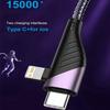 Type C&Lighting To Type C Cable Fast Charging Cable for IPhone 14 13 12 11 Pro Max Xs IPad Android Data Wire