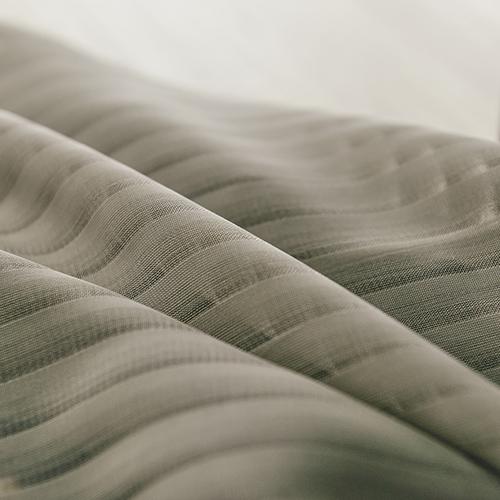1PC NAPEARL Fabric Upgrade Solid Color Stripe White Tulle Curtain Warm Sheer For Bedroom Living Home Window Decoration