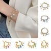 Ornaments Turtle Zinc Zinc Alloy Woven Bangle Zinc Zinc Alloy Rhinestone Pearl Shell Beaded Hand Chain  Daily