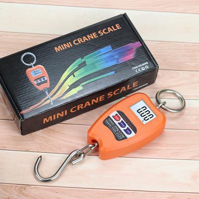 პორტატული ელექტრონული ბარგის სასწორი მრავალფუნქციური ციფრული სასწორი LCD დისპლეი მოგზაურობა მაღალი სიზუსტით