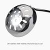 Stainless Steel Colander Soup Spoon with Hook Shell Filter Dessert Long Handle Strainer Skimmer Porridge Spoons Cooking Tools
