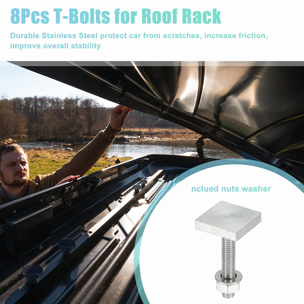 uxcell Roof Rack T Bolt Roof Top Bed Rack Bolt T Slot T Track