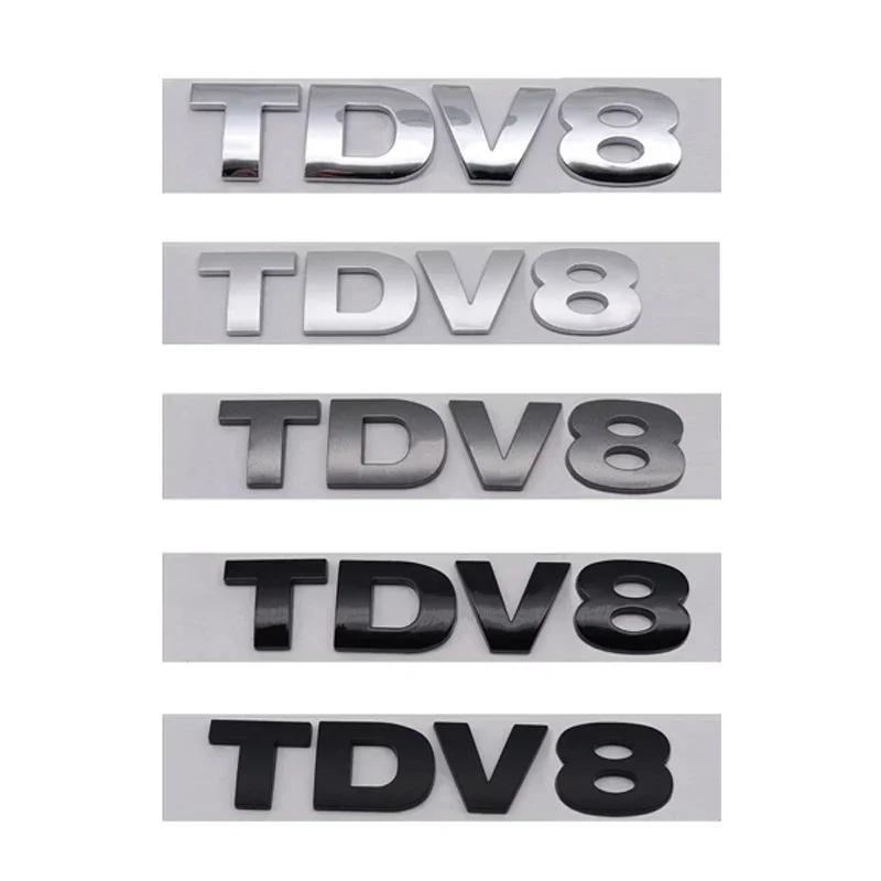 3D ABS Chrom Schwarz Buchstaben SDV6 SDV8 TDV6 TDV8 Logo Auto Heckklappe Emblem Abzeichen Aufkleber für Range Rover Sport Zubehör