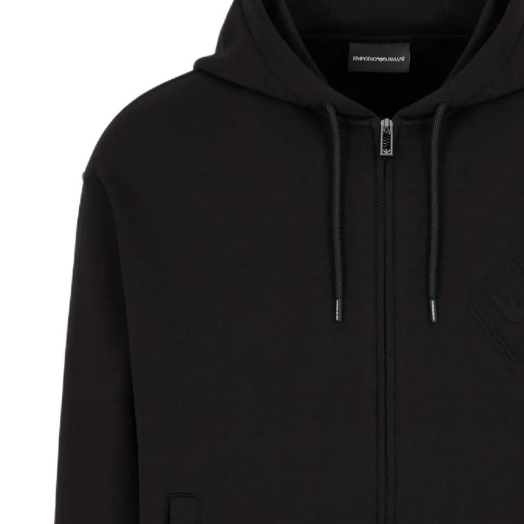 Emporio Armani Logo Embossed Hoodie EM001122-AF10013-UC001