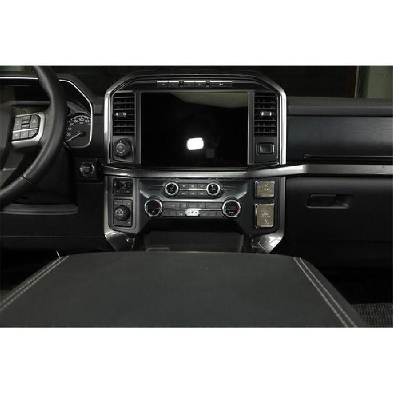 5X Front Rear Central Electric Power Socket Cover Tirm For Ford F150 21+ Chrome