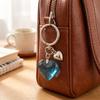 Cute Heart Keychain,Bag Charms Car Key Rings Aesthetic Keychain Accessories for Backpacks,Wallets Decor