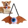 Halloween Pet Collar Bow Tie for Small Dogs Cats Adjustable Skull Ghost Pumpkin Pattern Bow Collar Pet Halloween Accessories