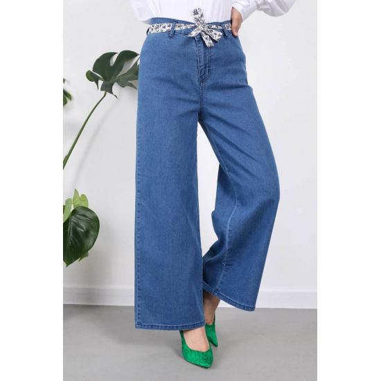 Lockere Damenhose mit hoher Taille