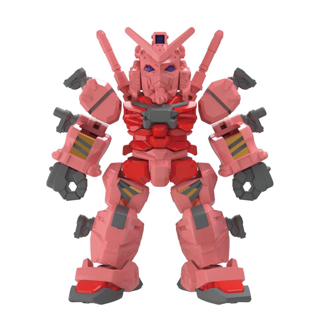 Rotes Gundam Baustein-Set für Kinder ab 8 Jahren - Roboter Actionfigur Spielzeug