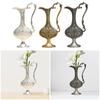 Flower Vase Handle Vase Flower Pot Gift Art Centerpiece Center Vase Desktop Vase for Interior Living Room Housewarming Garden