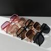 5PCs oversized square sunglasses anti-reflective PC lenses, fashionable plastic frames-stylish eyewear for daily commute