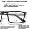 Photochromic Anti-Blue Light Reading Glasses Multifocal Progressive Near Far Presbyopia Eyeglasses Ultralight Eye Protection