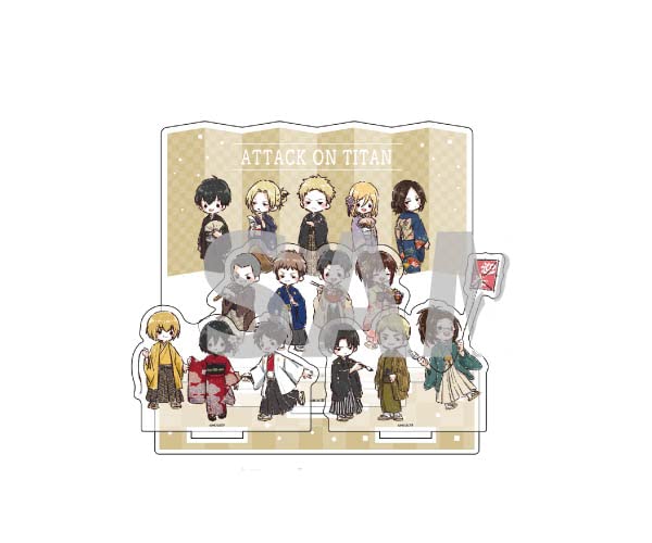 

Attack on Titan 01 New Year s ver. Group Design [Graph Art Illustration] Acrylic Diorama