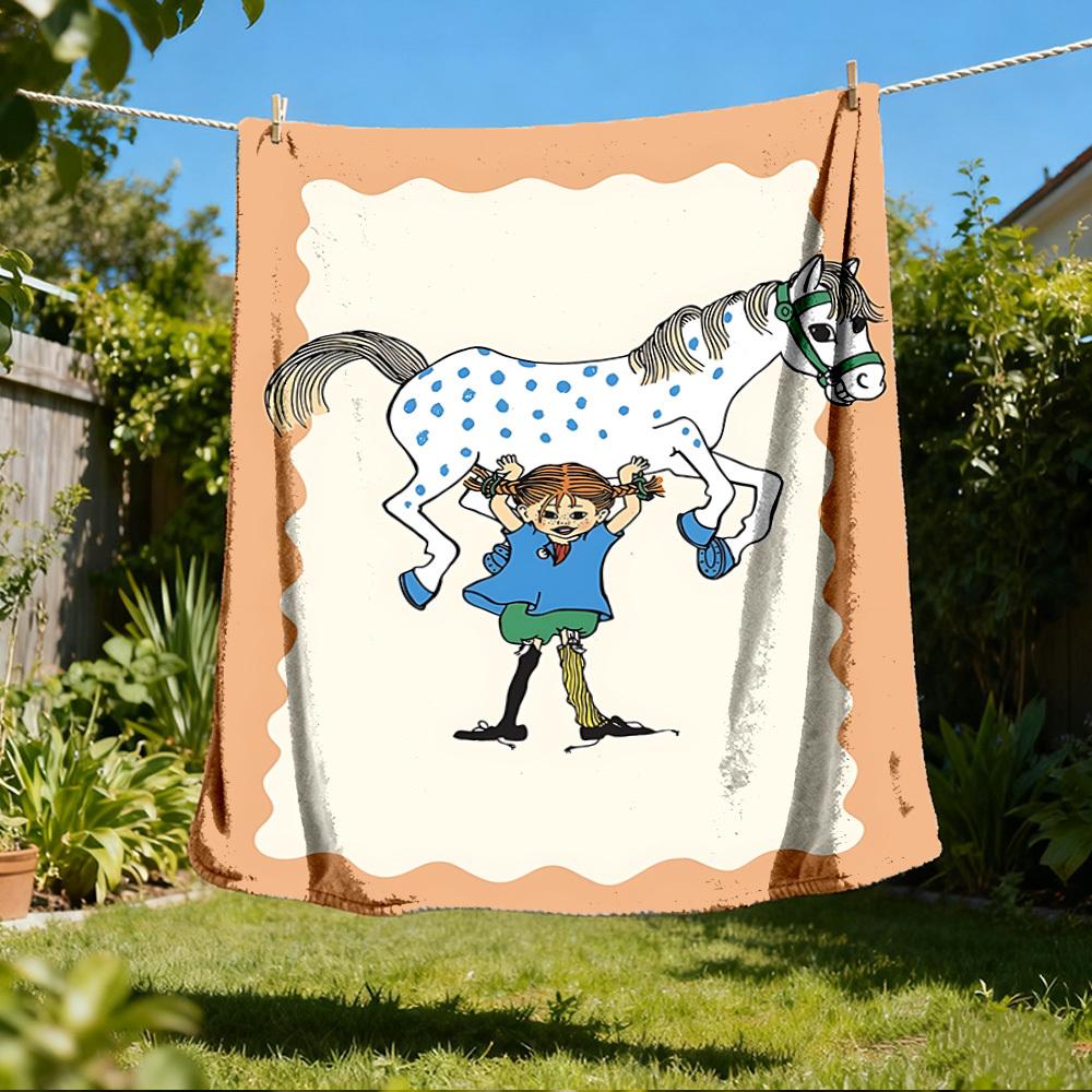 1 шт. Готическая кукла, уличный персонализированный фланелевый плед, мягкий, легкий, персонализированный фланелевый плед, цифровая печать, 80x120cm