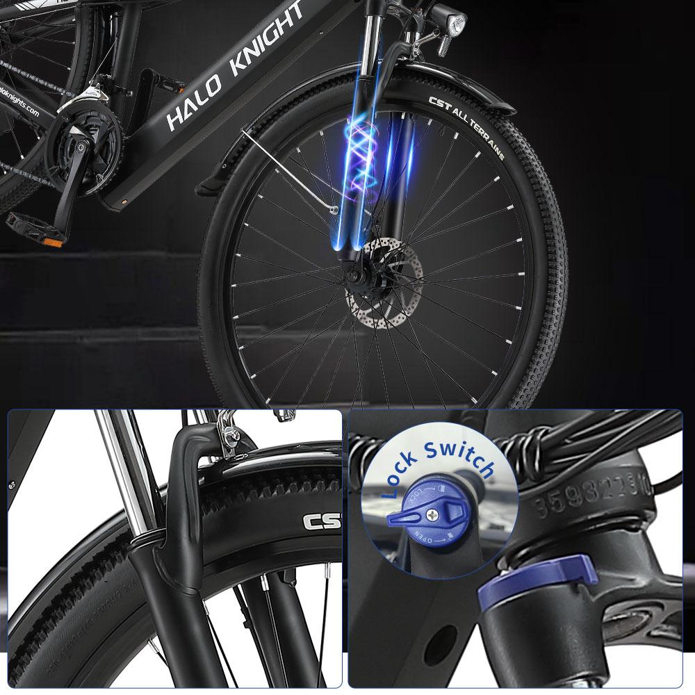 HALO KNIGHT H02 Bicicleta Eléctrica de Montaña con Asiento 29