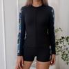 Swimsuit Fashion Casual Split Three Piece Cross Border Wetsuit Long Sleeve Quick Dry Surf Jellyfish Suit