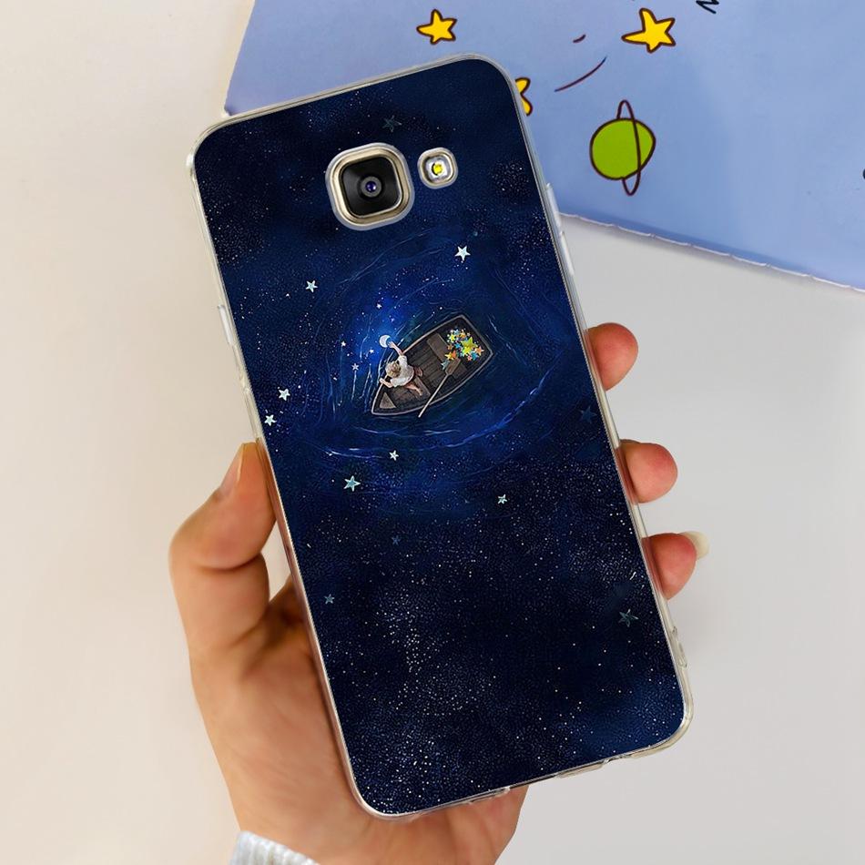 Pour Samsung Galaxy A5 2016 Coque Samsung A5 2017 2015 A500F A520F SM-A510F Impression Élégante Silicone Souple TPU Coque Arrière de Téléphone