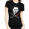 Michael Myers Cross Knives Women's T-Shirt