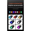 LED Solar Powered Cab Lights Punch-Free Wireless Truck Roof Lights Truck Pickup Warning Light for Pickup Trucks SUV Motorcycles