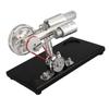 Stirling Engine Model Kit Hot Motor Generator Black Pine Baseplate Science Physics Experiment