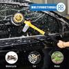 Car Rotating Water Brush Car High-Pressure Water Gun Foam Brush 360-Degree Automatic Rotation Adjustable Immersion Washing Brush
