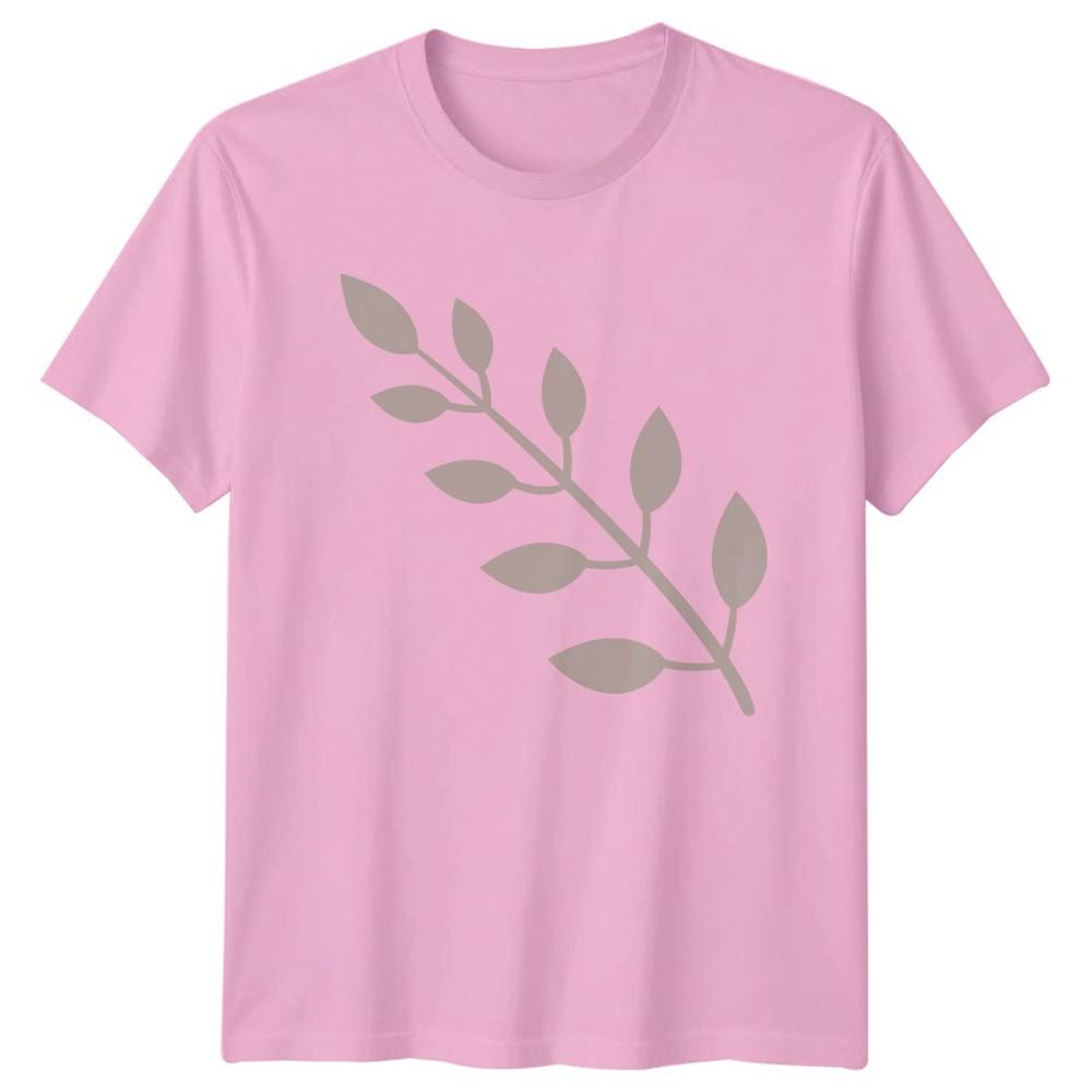 Minimalist Leaf Branch Design TShirt Minimalist Botanical Nature Birthday Gift