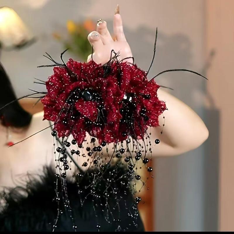 Retro Flower Claw Clips Elegant Geometric Bow Hair Clip Crab Hairgrisp for Women Party Hair Accessories Headdress Jewelry Gifts