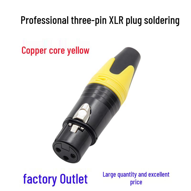 3-Pin XLR Male-Female Balanced Audio Cable for Microphone, Speaker, or Mixer