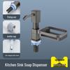Kitchen Sink Soap Dispenser with Storage Caddy
