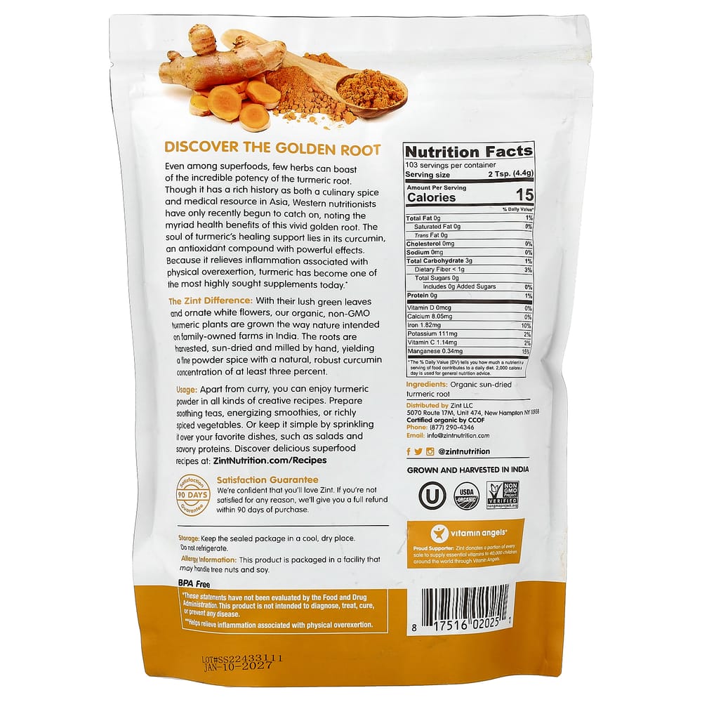 Jint Turmeric Powder 454g (16oz)