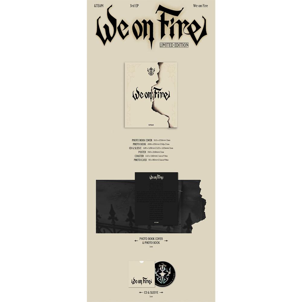 [Pre-order] &TEAM - We On Fire (LIMITED EDITION)