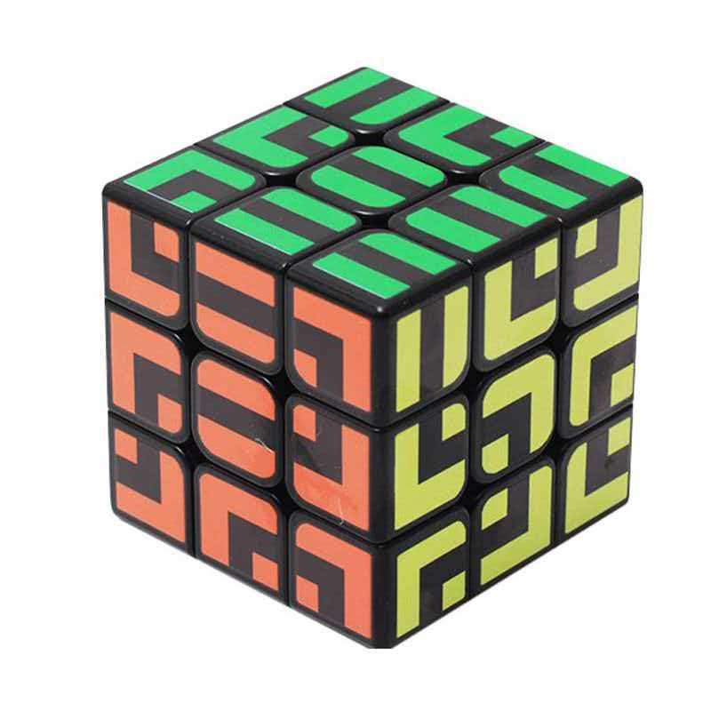 Giocattoli Educativi Labirinto Cubo 3x3x3 Difficili Rompicapo Risoluzione Problemi Sfida QI per Adulti Bambini Ragazzi Ragazze