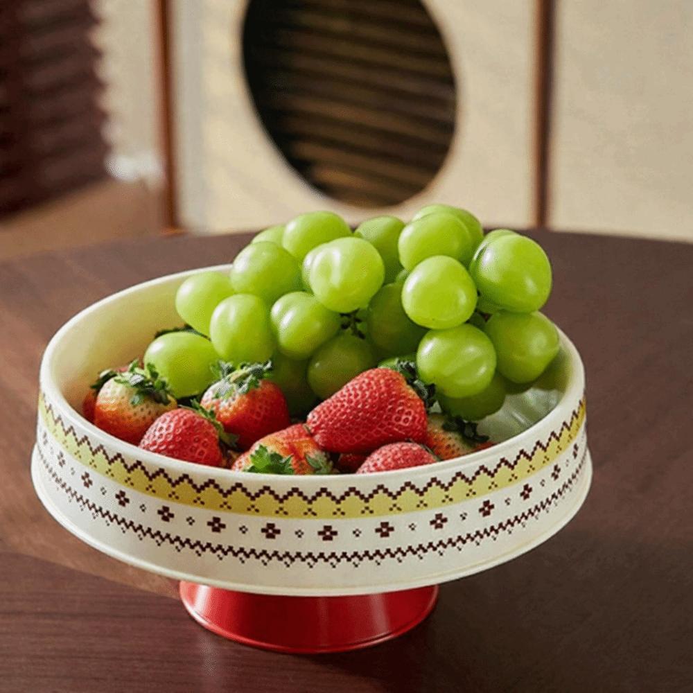 Large Capacity Dried Fruit Plate Plastic Snack Tray Jewelry Storage Tray Entryway Display