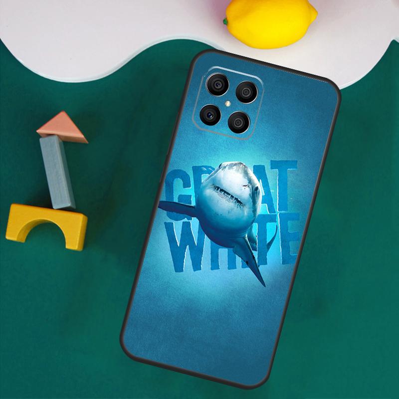 Shark and Killer Whale Case For Honor 200 Lite 50 70 90 X9a X8a X8 X9 X8b X9c X9b Honor Magic 5 6 Pro 7 Lite Cover
