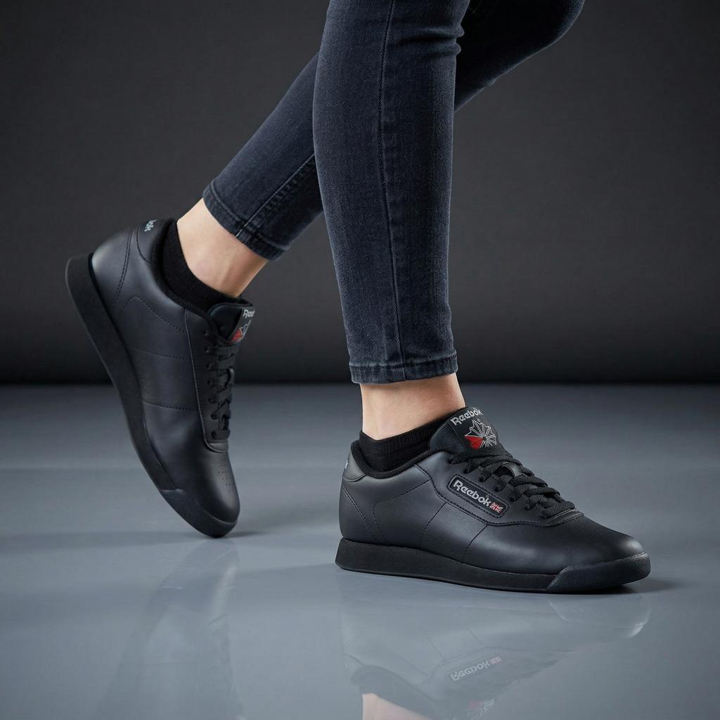 Reebok Princess - Damskie Trampki Buty Czarne 100000120 ORYGINALNE
