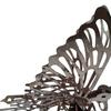 Rusty Butterfly Garden Ornament, Hollow Out Butterfly Silhouette Lawn Decoration, Butterfly Yard Statues Pathway Signs for Outside Patio Yard Lawn