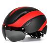 Integrierter Fahrradhelm mit Visier Rennrad Mountainbike Erwachsener Sicherheits-Schutzausrüstung CE-zertifiziert PC-Schale