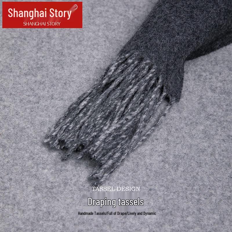 Shanghai Story 100% Cashmere Double-Sided Scarf
