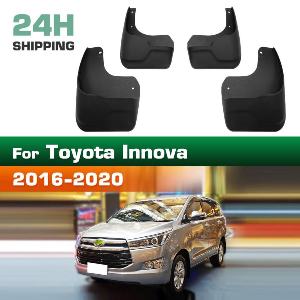 4PCS Car Mud Flaps Splash Guards Mudguards Car Mud Flaps Compatible with Toyota Innova 2016 2017 2018 2019 2020