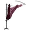 VidaXL Parasol de Jardin en Porte-à-faux avec Mât en Aluminium, Pare-soleil de Patio, Abri de Soleil, Parasol de Terrasse 312306